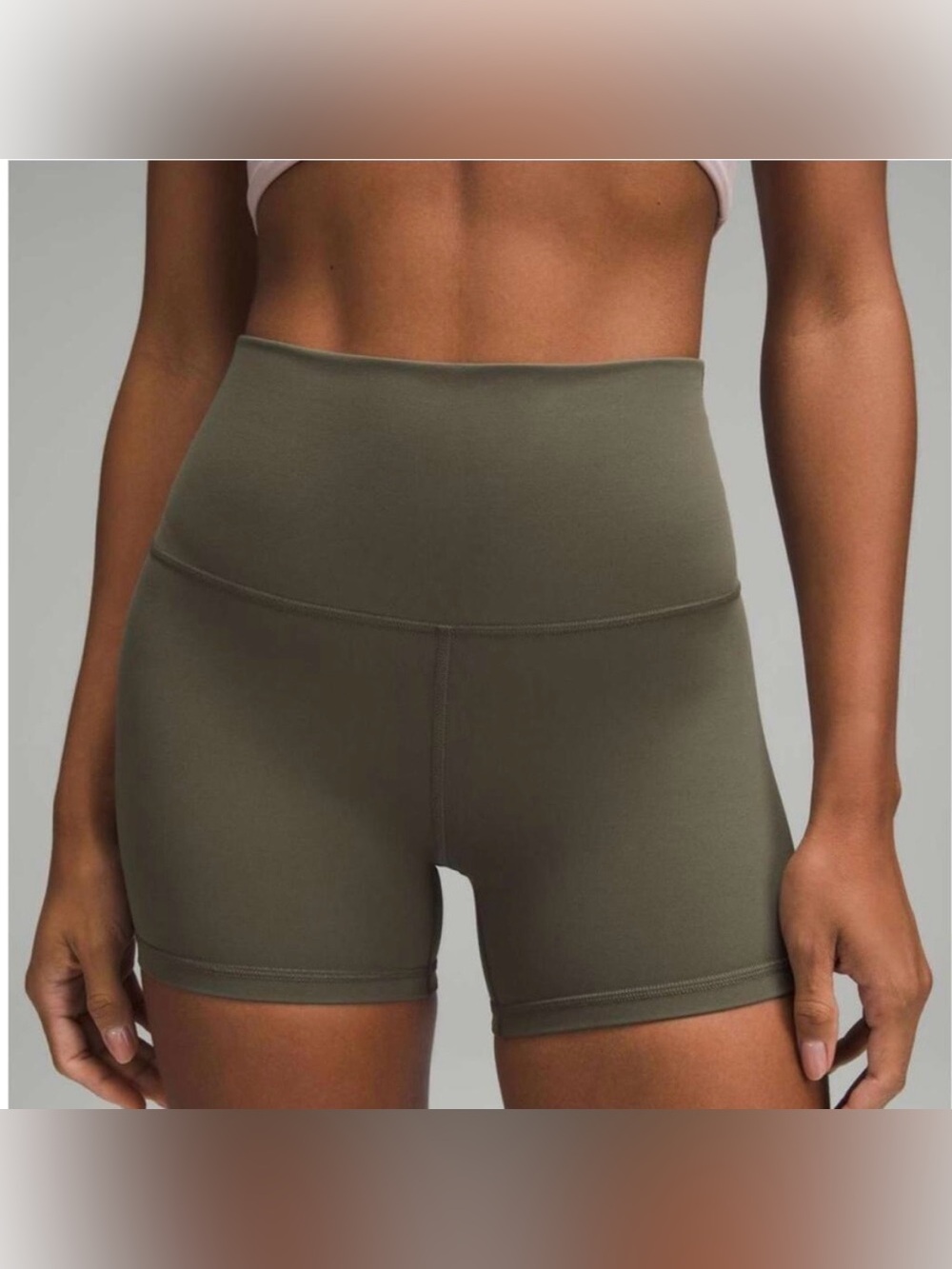 Lululemon Align High-Rise Short 4” Army Green
